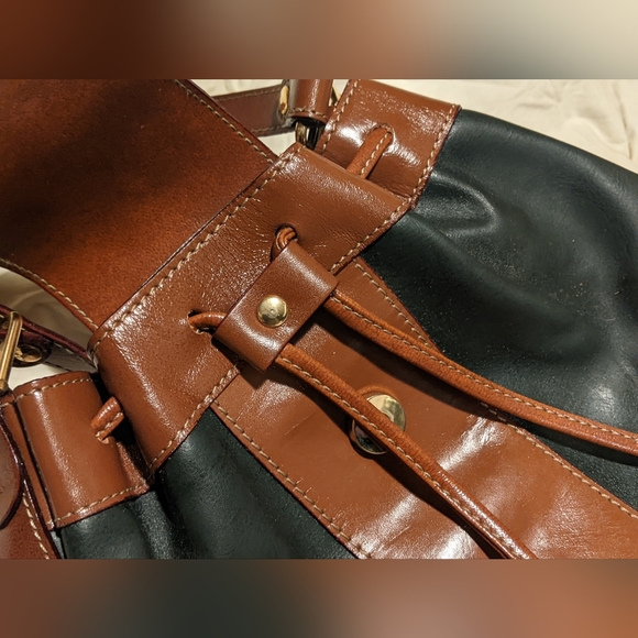 Vintage leather like bag - Picture 4 of 5